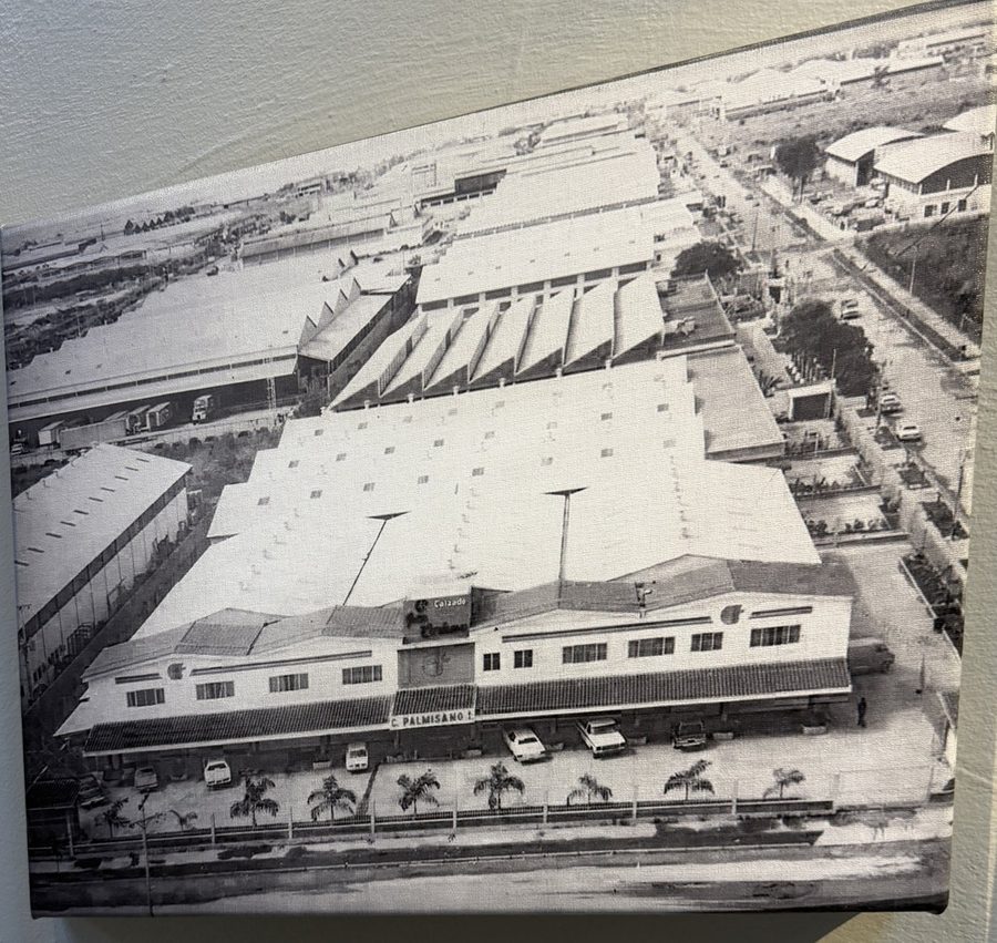 Vista aérea de la planta de calzado de la familia Palmisano en la Zona Industrial de Valencia