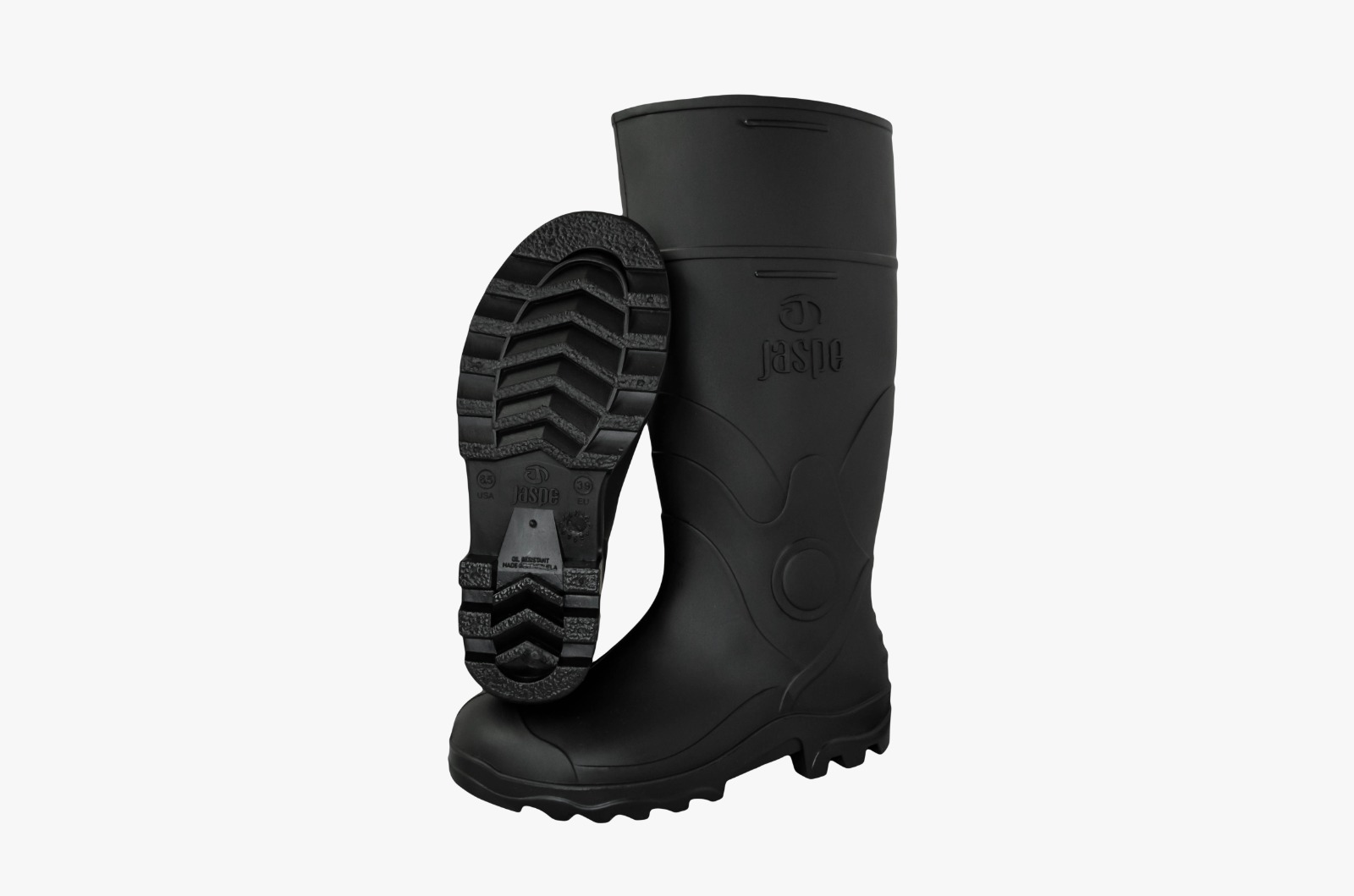 Botas PVC caña alta Evolution negro de Botas Jaspe, fabricadas en Venezuela