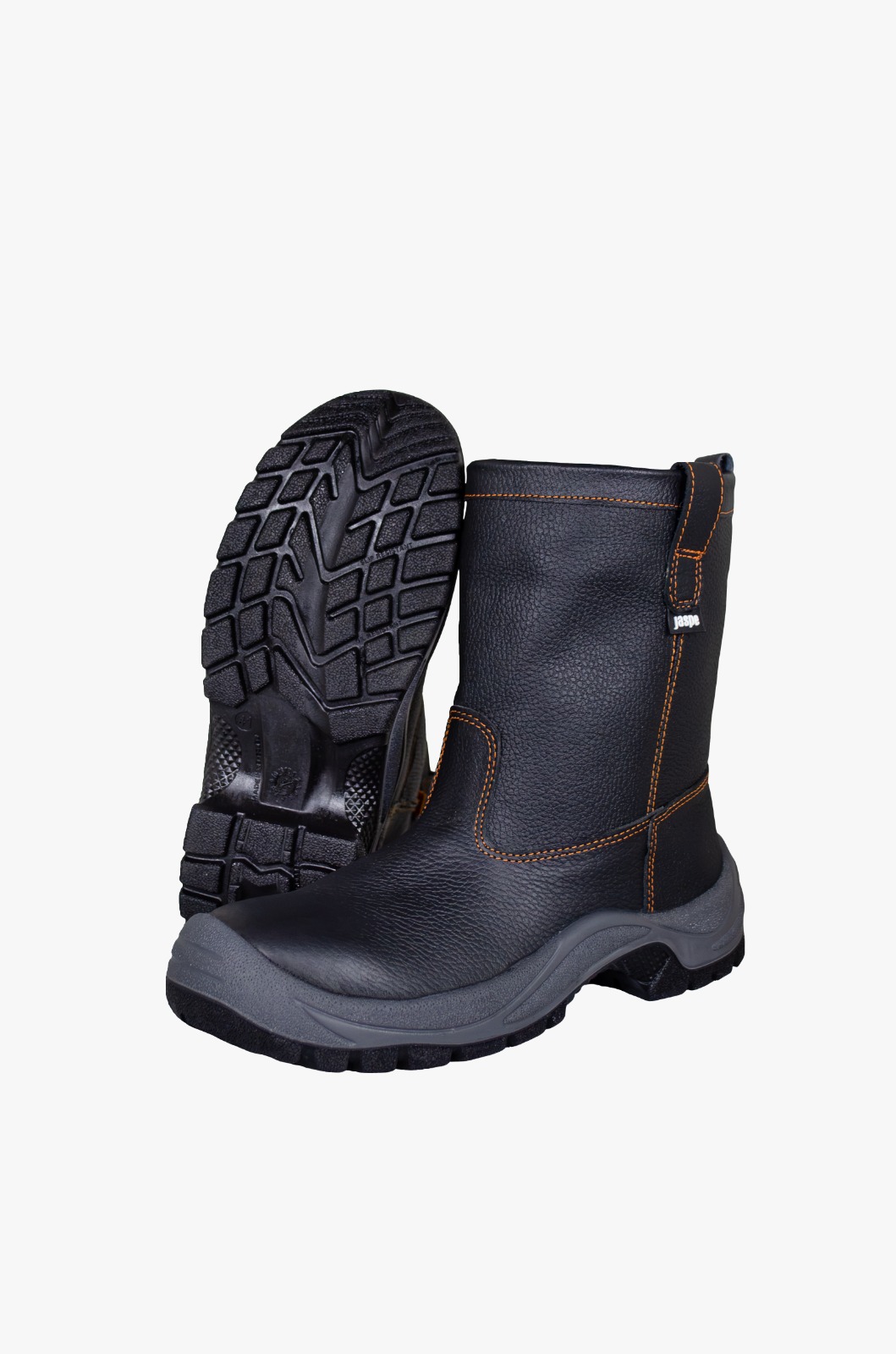 Bota Soldador Caña Alta negra