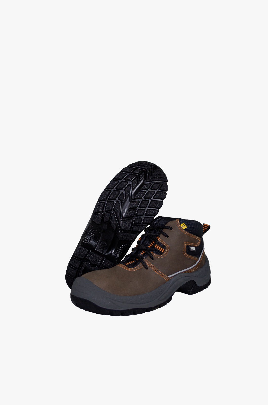 Bota de seguridad marrón Línea Supervisor J01 de Botas Jaspe con suela de poliuretano de perfil deportivo